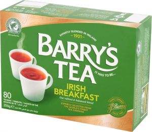 Barrys Tea Breakfast Green 80 Bags